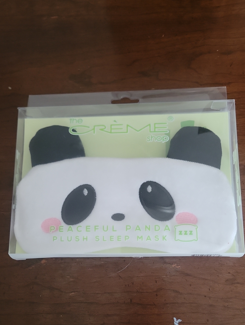 Creme shop peaceful Panda plush sleep mask